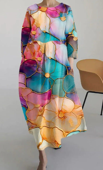 Andrea - Printed Dress 4