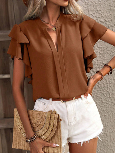 Nine – Ruffle Sleeve Blouse