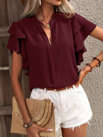 Nine – Ruffle Sleeve Blouse