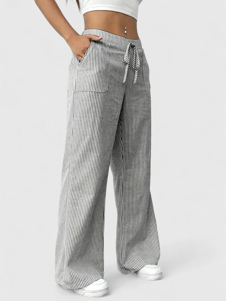 Dominique – Comfortable Wide-Leg Pants