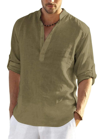 Marco - Cotton Style Henley Shirt