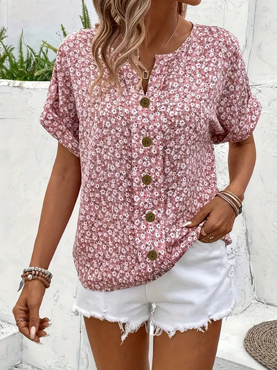 Noelia – The Effortless Floral Blouse