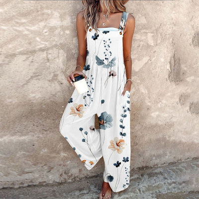 Fiona Jumpsuit with Floral Print