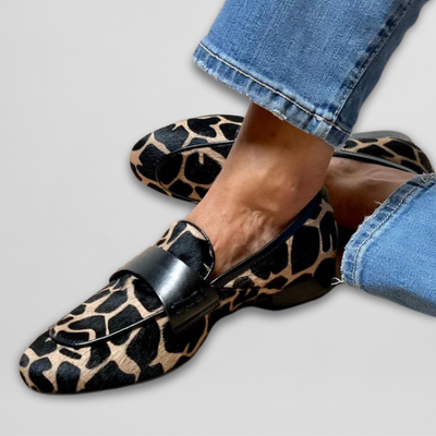 Milana - Animal-Print Loafers