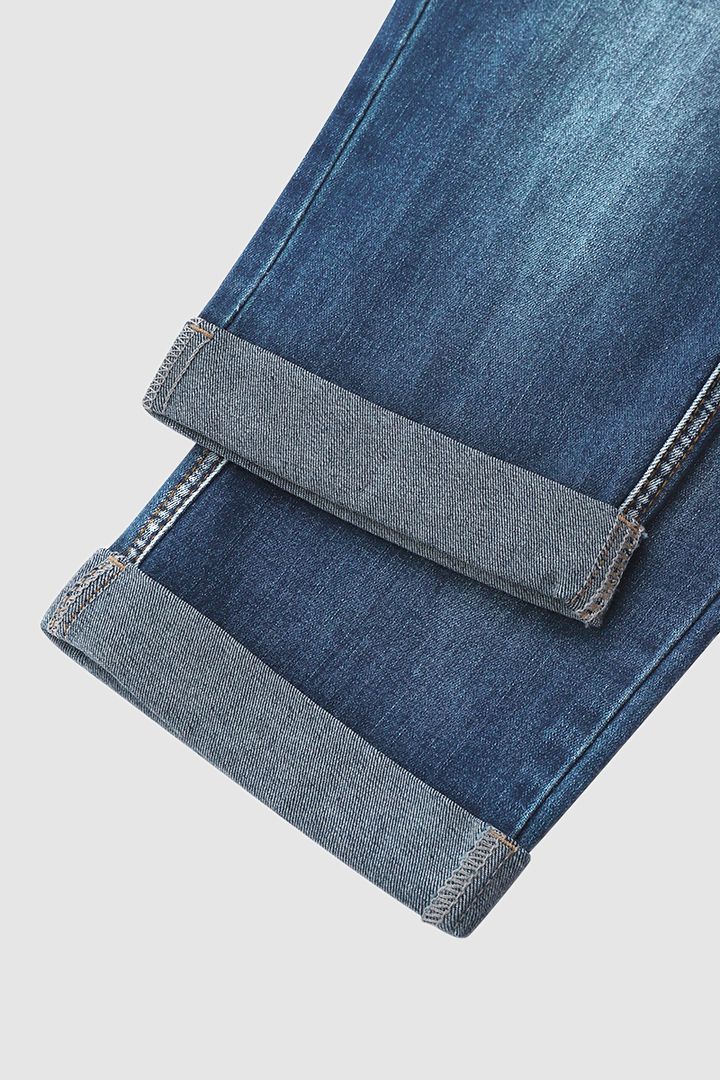 Nashwa - Denim Cropped Pants