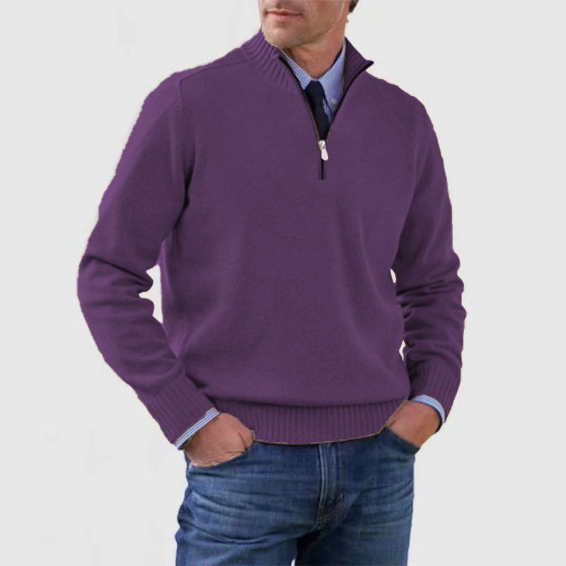 Bruce - Elegant Halfzip Sweater