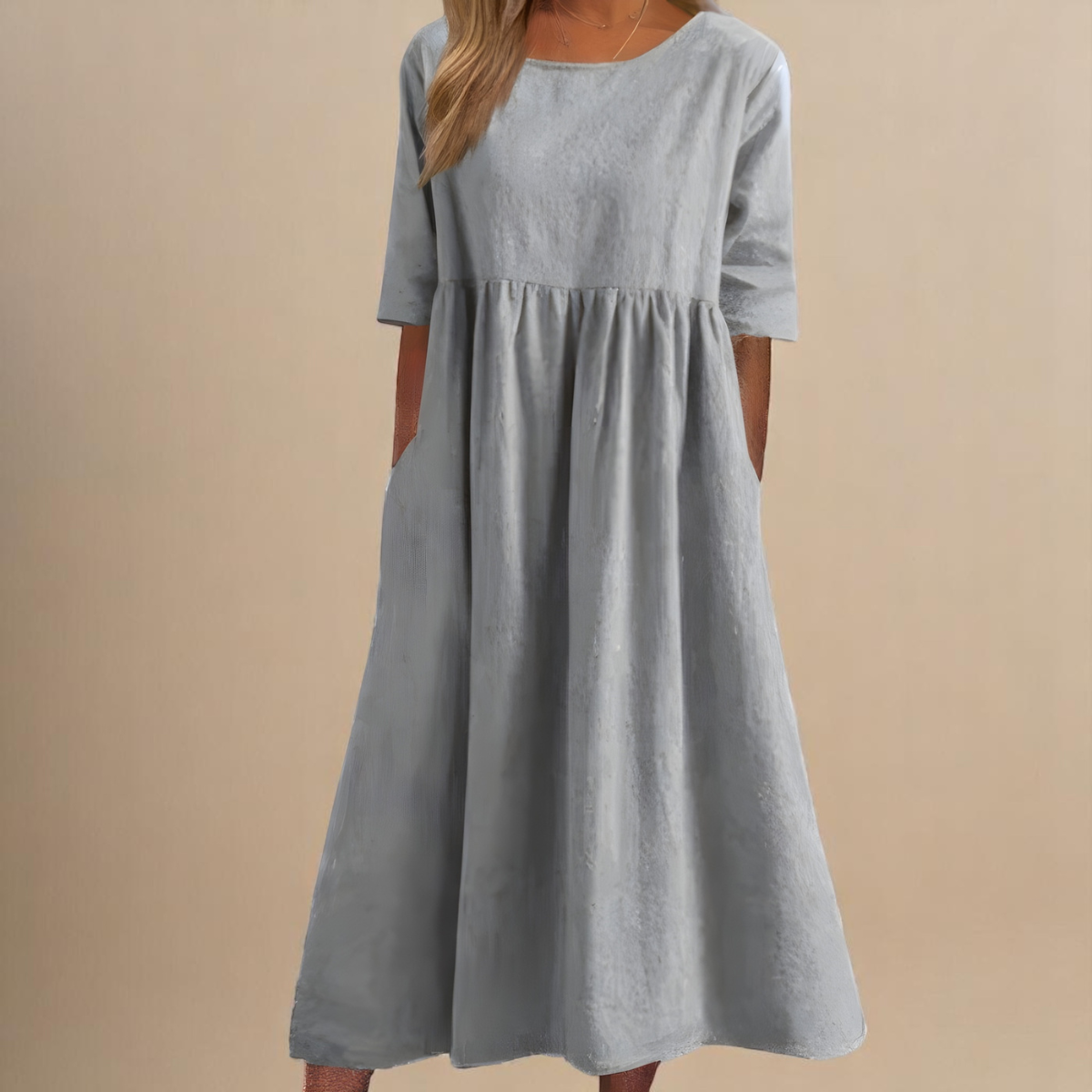 Veda – Flattering Cotton Day Dress