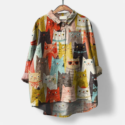 Delina – Art-Inspired Blouse