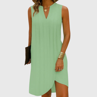 Naila - V-Neck Shift Dress