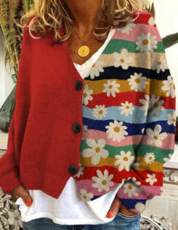 Mileyna - Cozy Printed Sweater 5