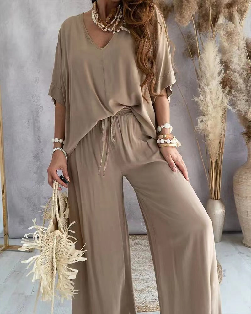 Katiya - Casual Loose Solid Color Suit
