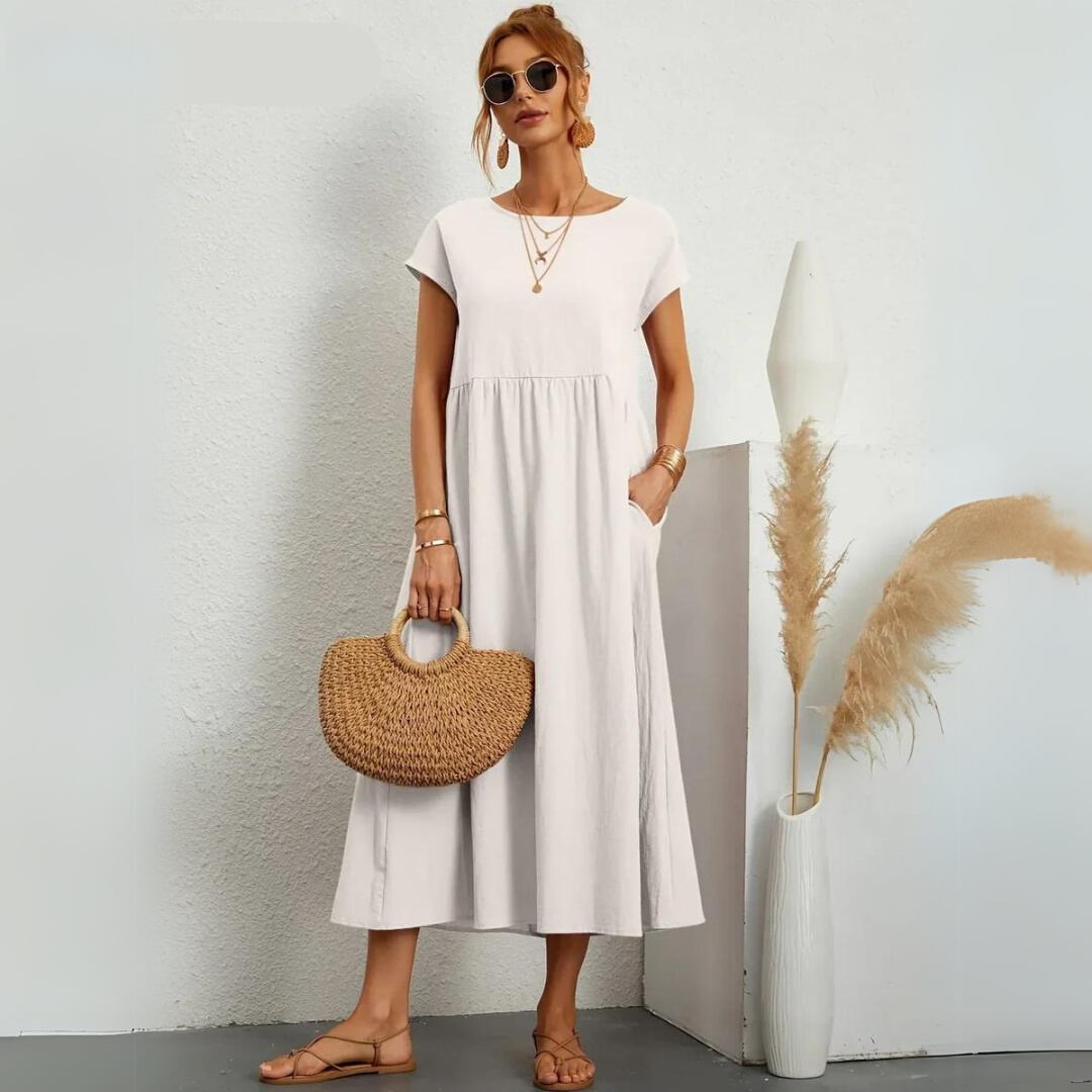 Luna – Casual Midi Dress