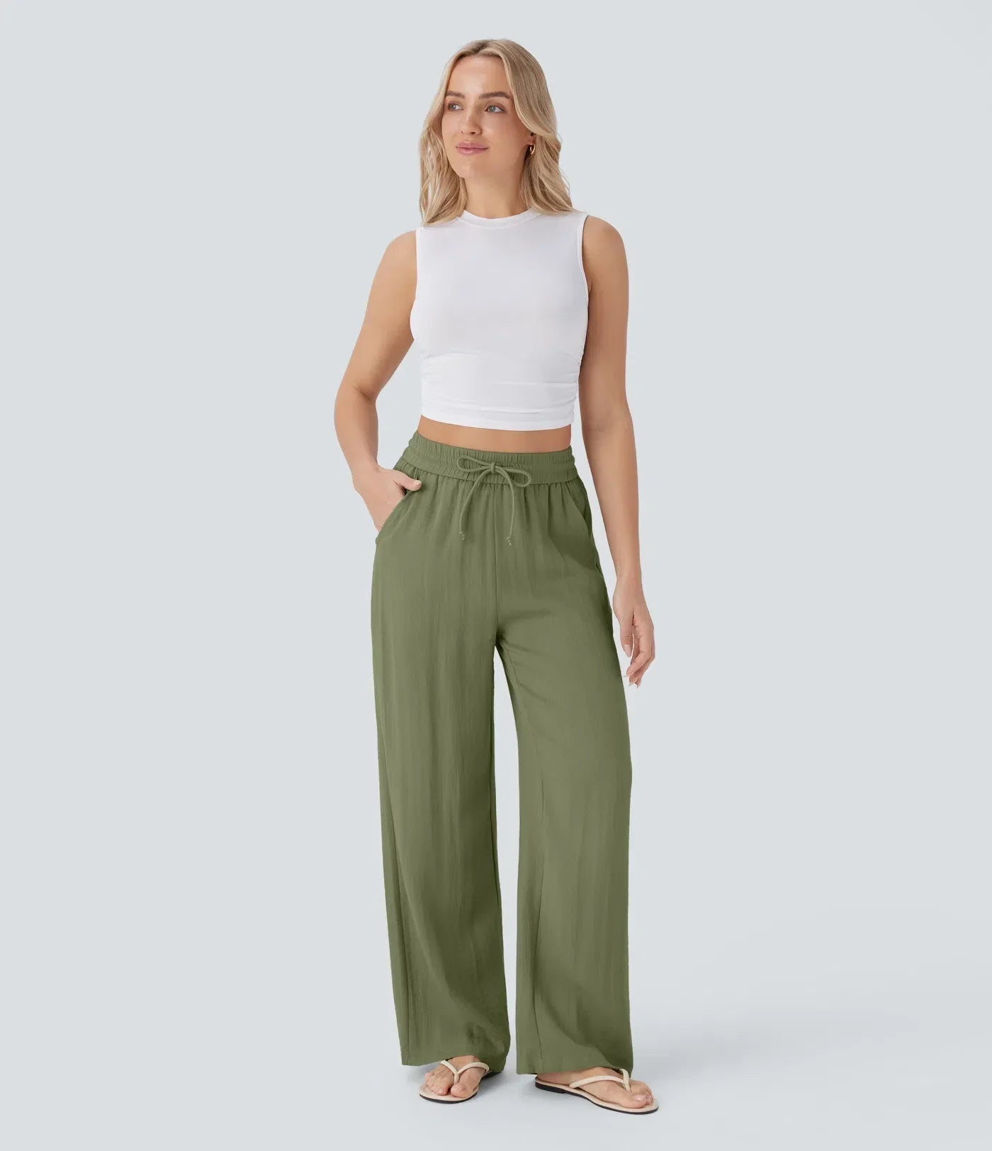 Zafeiria – Elegant Linen Pants