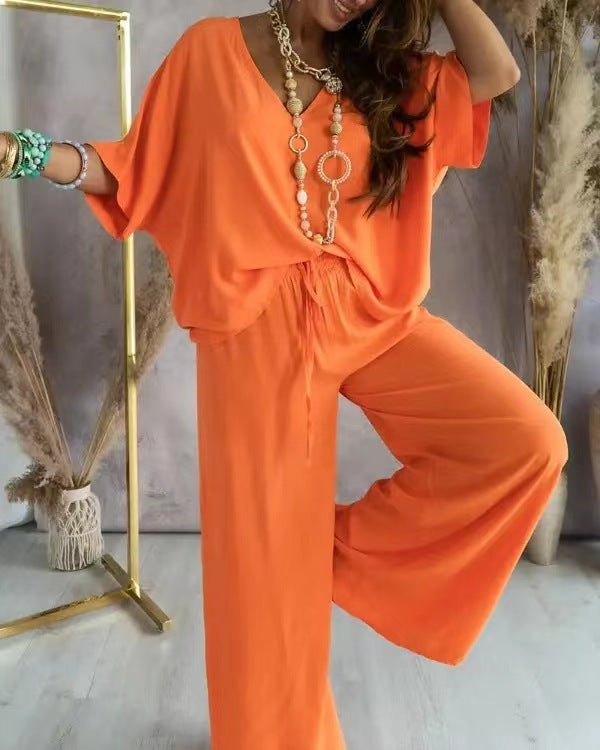 Katiya - Casual Loose Solid Color Suit