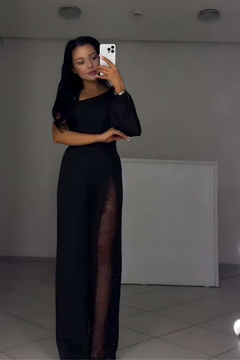 Charmaine - One-Shoulder Jumpsuit