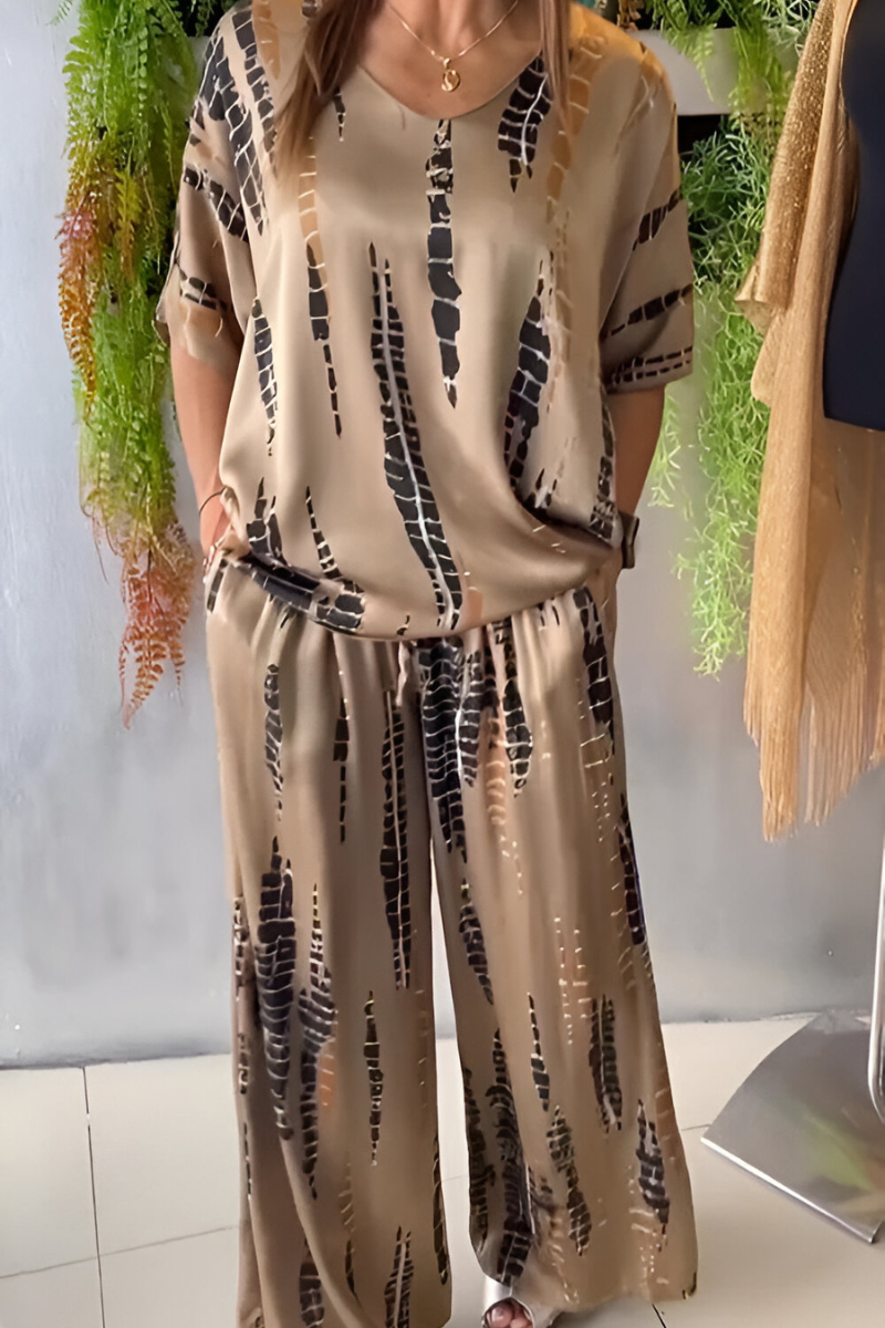 Phione - Printed Loose 2-Piece Set