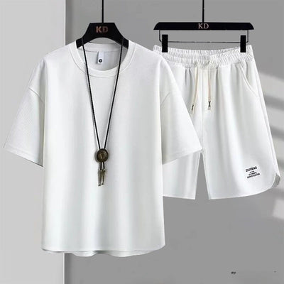 Lio - Casual Short Sleeve Two Piece Set