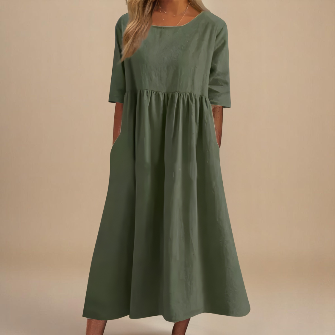 Veda – Flattering Cotton Day Dress
