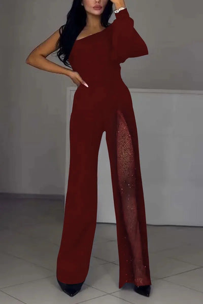 Charmaine - One-Shoulder Jumpsuit
