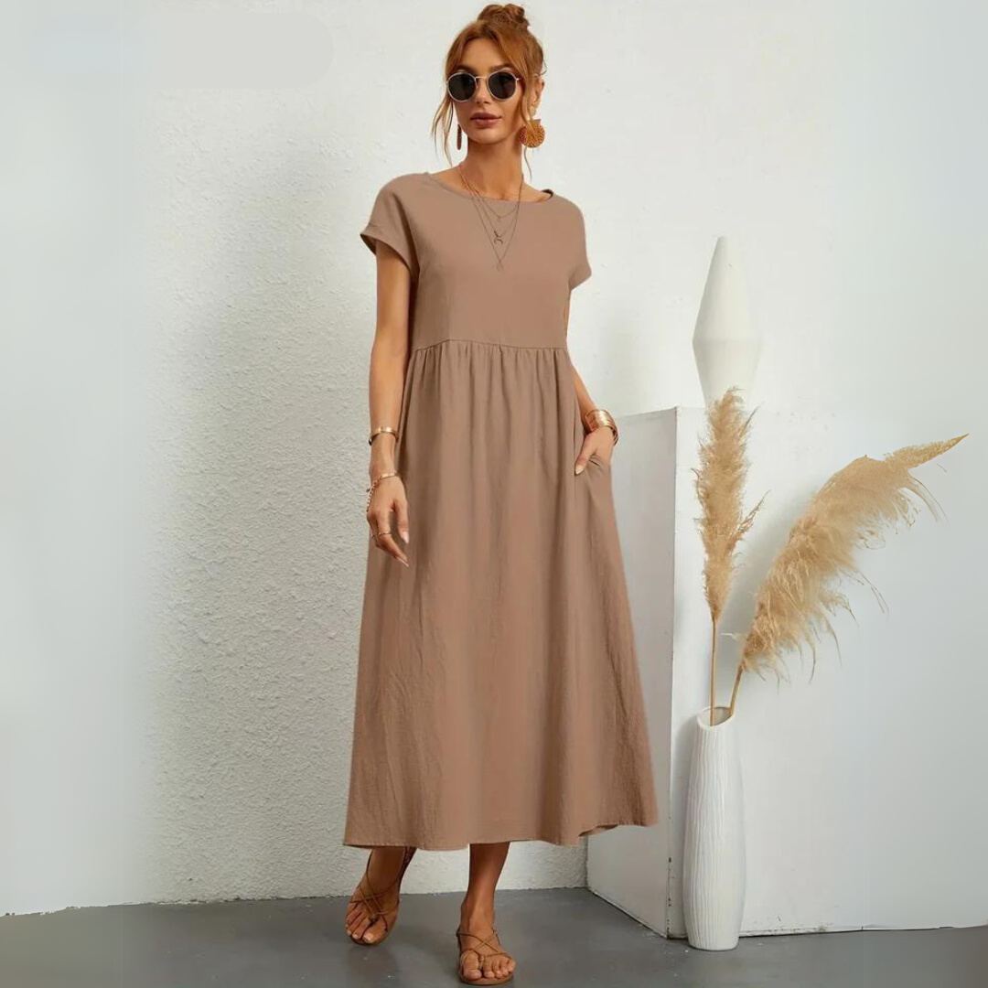 Luna – Casual Midi Dress