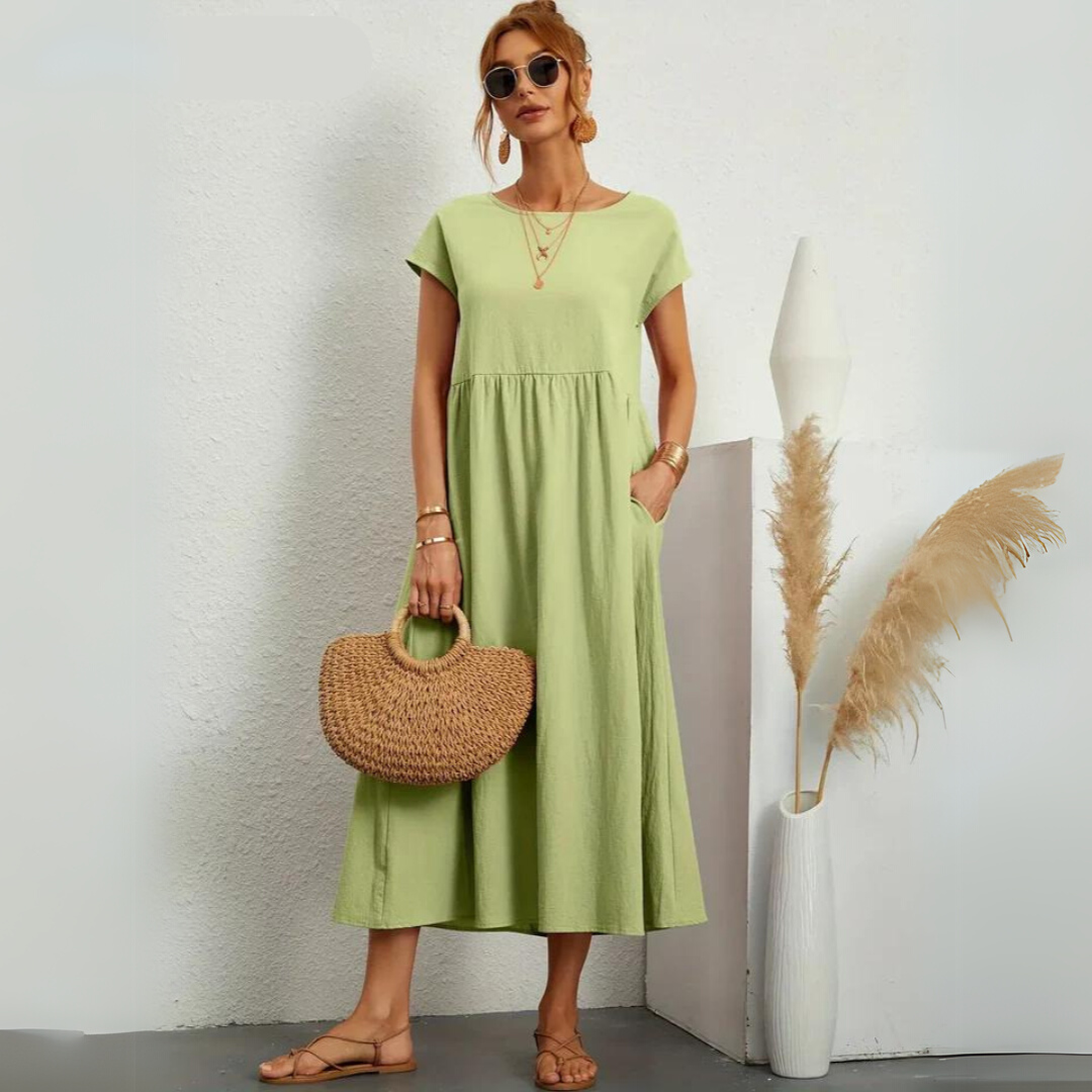 Luna – Casual Midi Dress