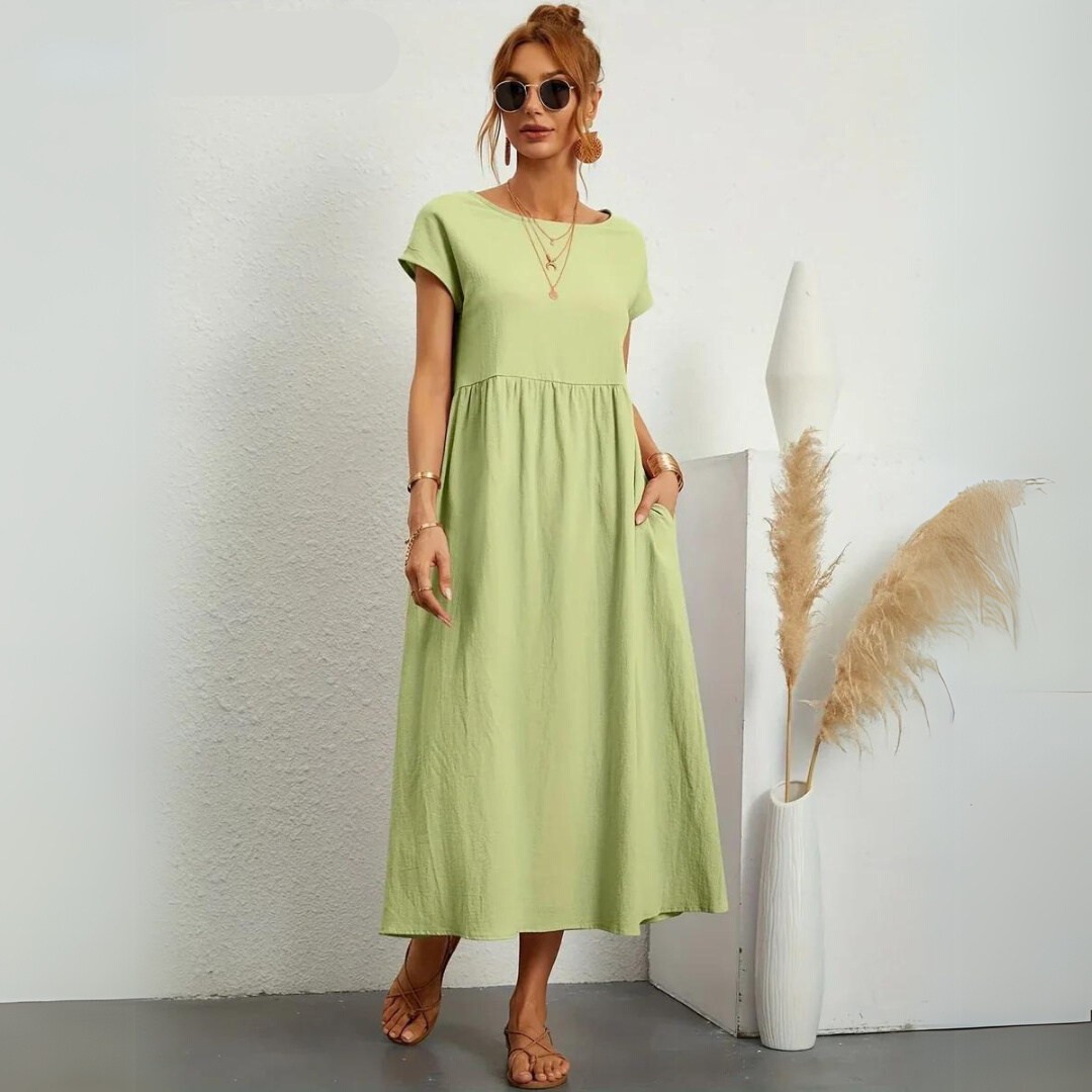 Luna – Casual Midi Dress