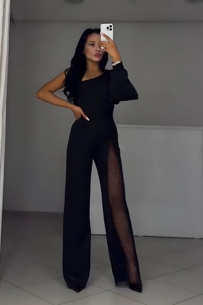 Charmaine - One-Shoulder Jumpsuit
