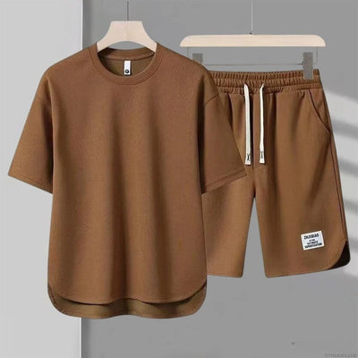 Lio - Casual Short Sleeve Two Piece Set