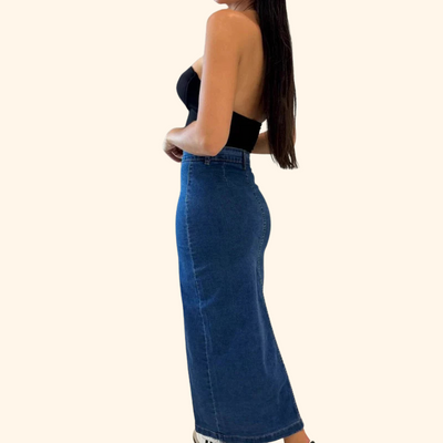 Paige - Denim Slit Skirt