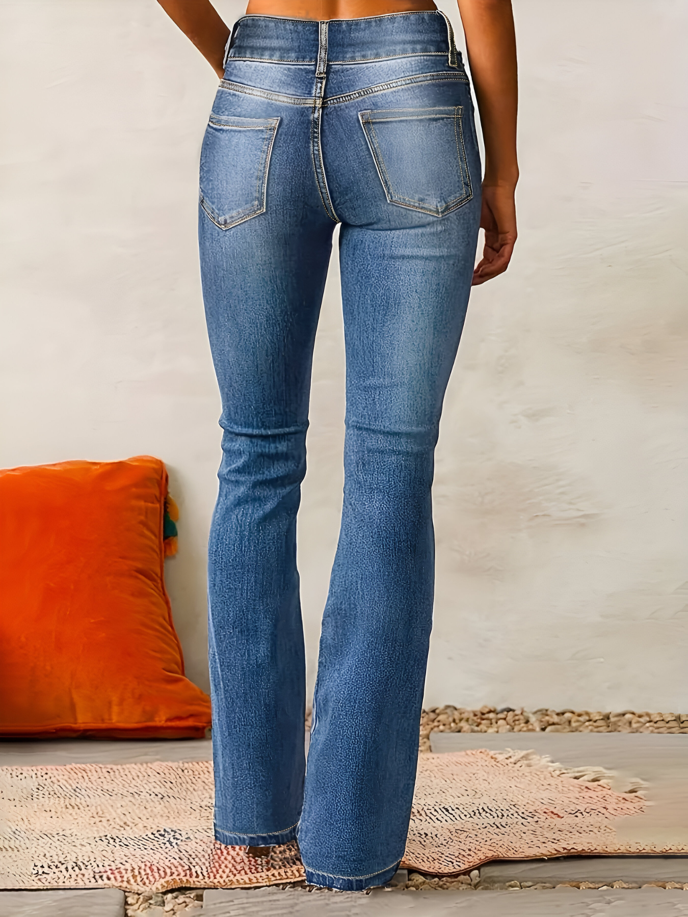 Kaya - High-Waisted Flared Jeans