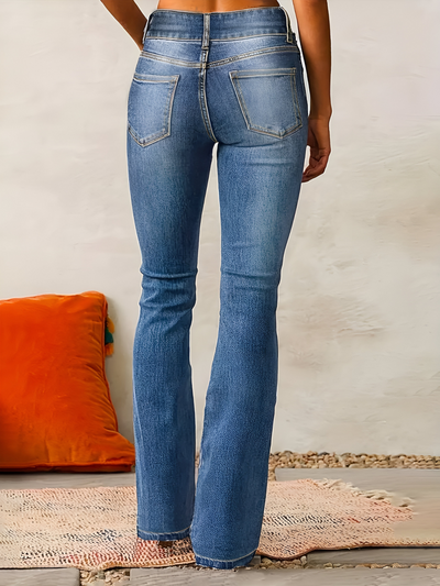 Kaya - High-Waisted Flared Jeans