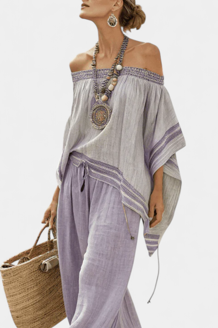 Evanthe – Mediterranean Breeze Cotton-Linen Set 2