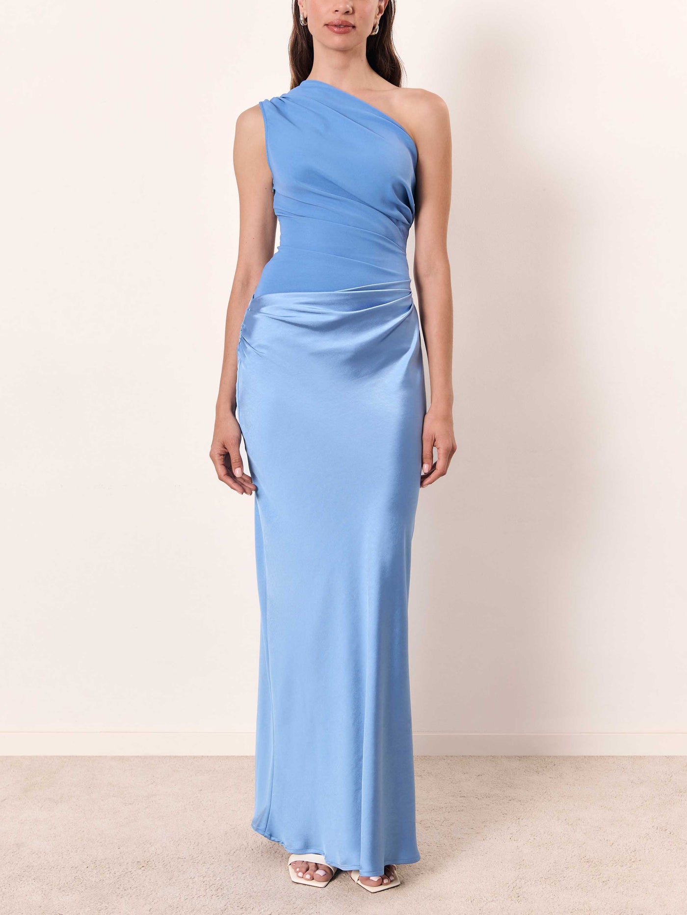 Tasha - Elegant One Shoulder Maxi Dress