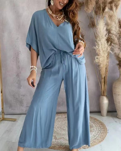 Katiya - Casual Loose Solid Color Suit