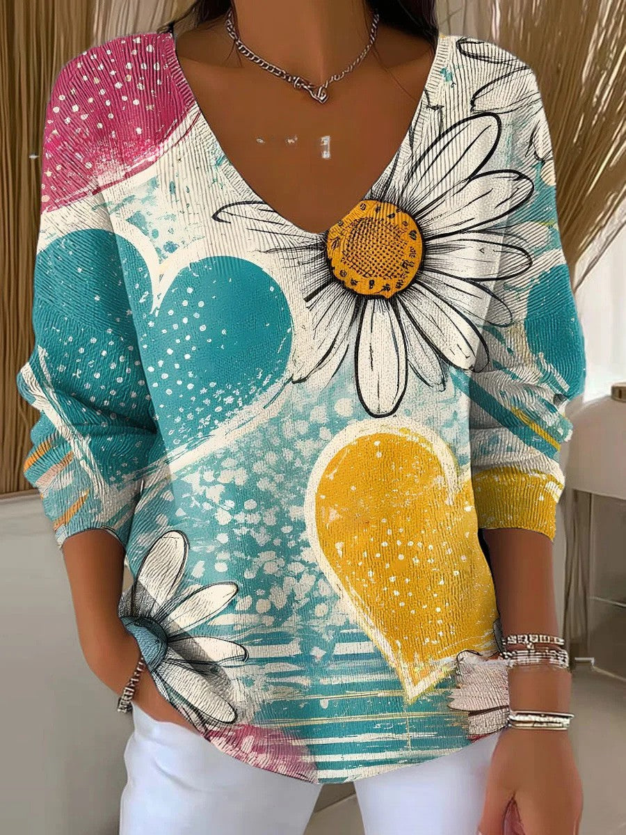 Claire – Stylish V-Neck Knit Sweater 11