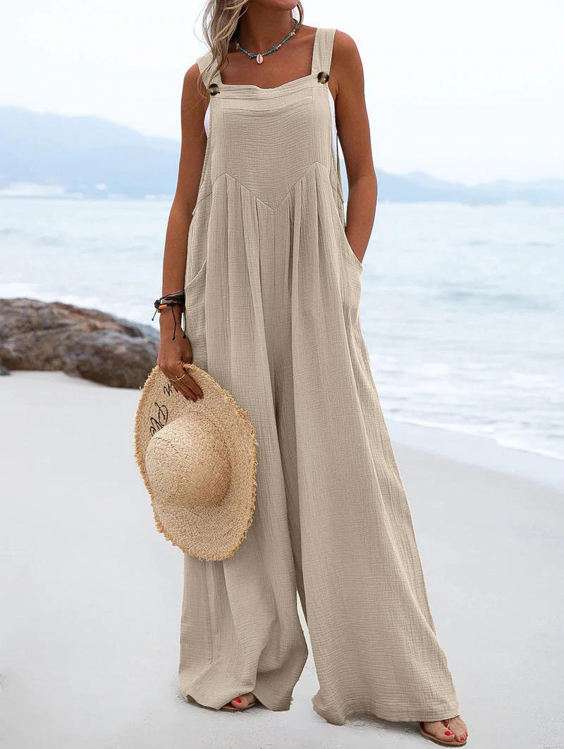Solea – Seaside Drape Jumpsuit
