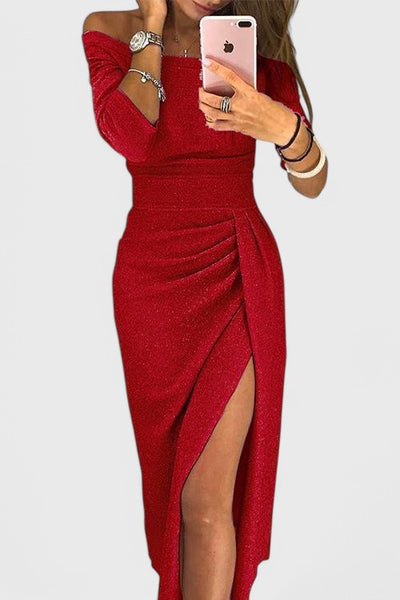 Alexa - Elegant Off-Shoulder Dress