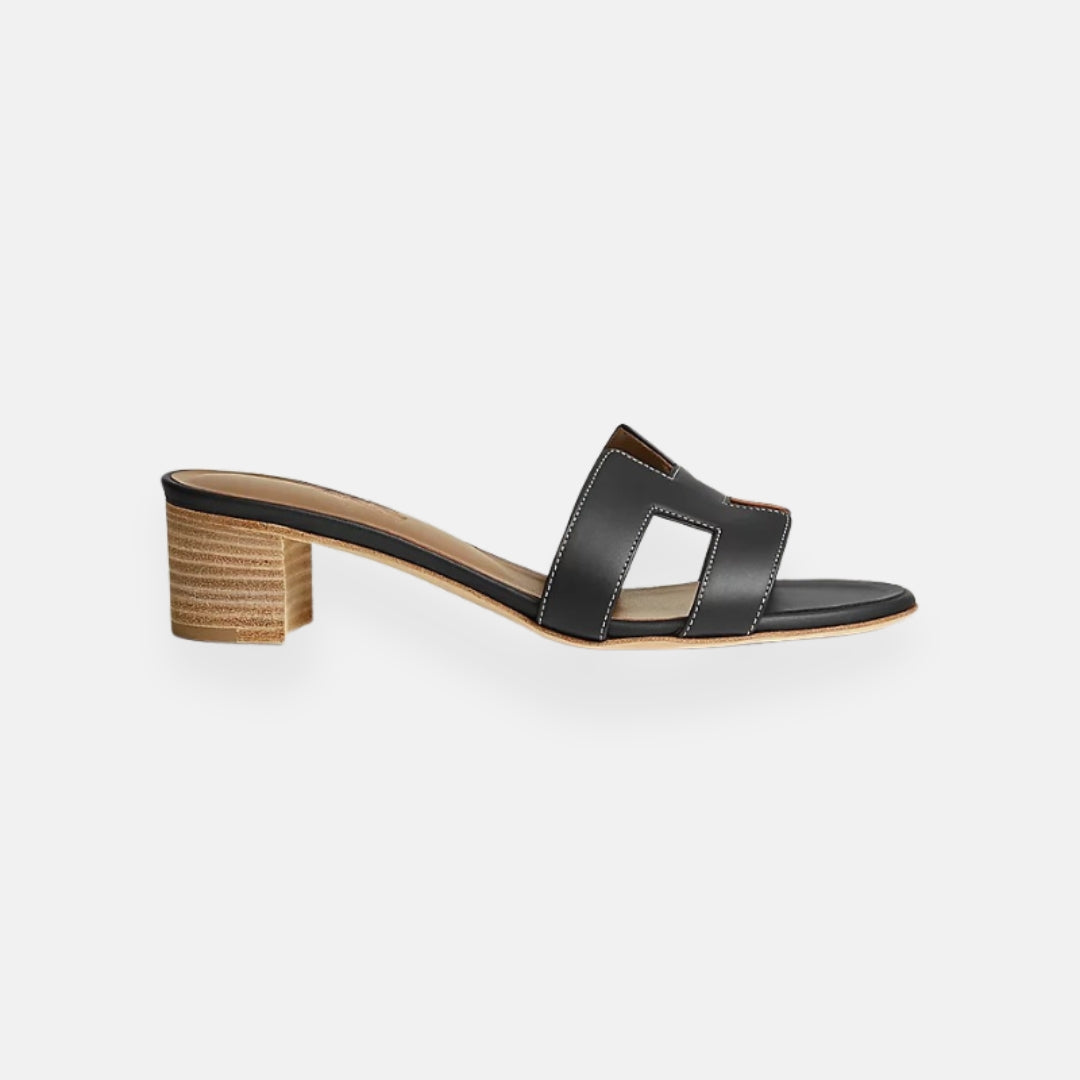 Clarita – Elegant Low-Heel Mules