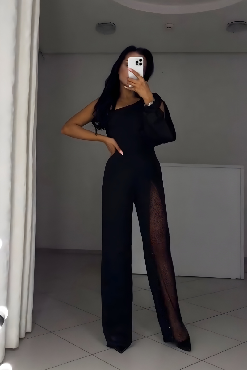 Charmaine - One-Shoulder Jumpsuit