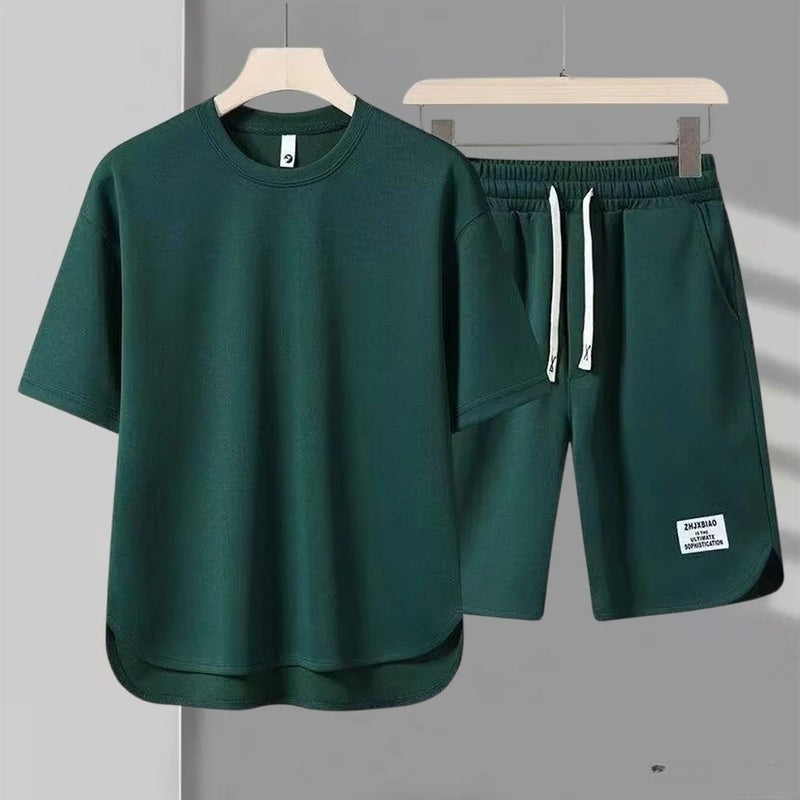 Lio - Casual Short Sleeve Two Piece Set