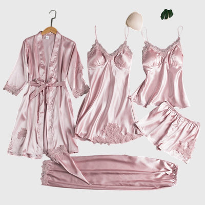 Amber - Women's 5-Piece Nightwear Set