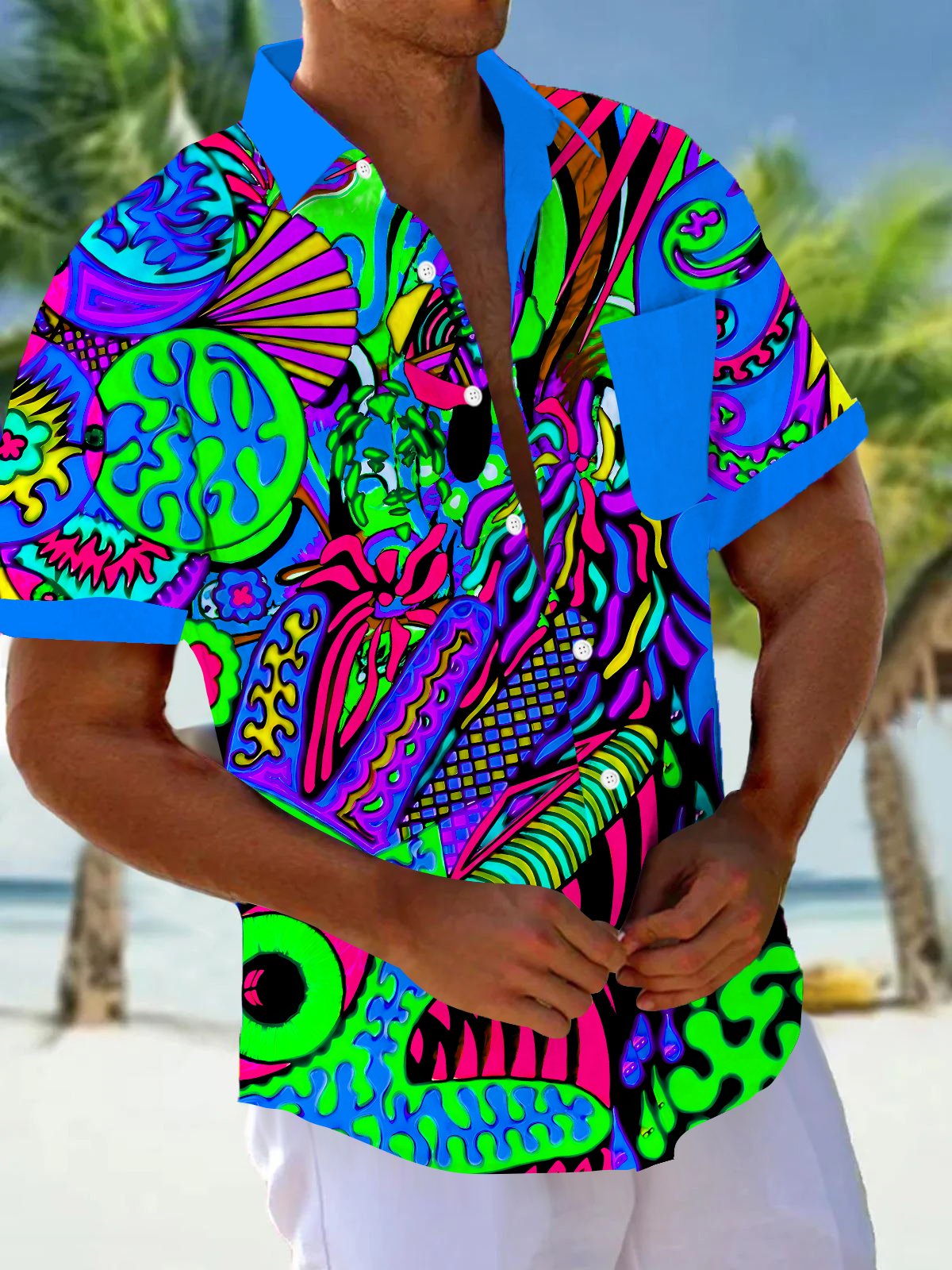 Jake - Texture Print Shirt