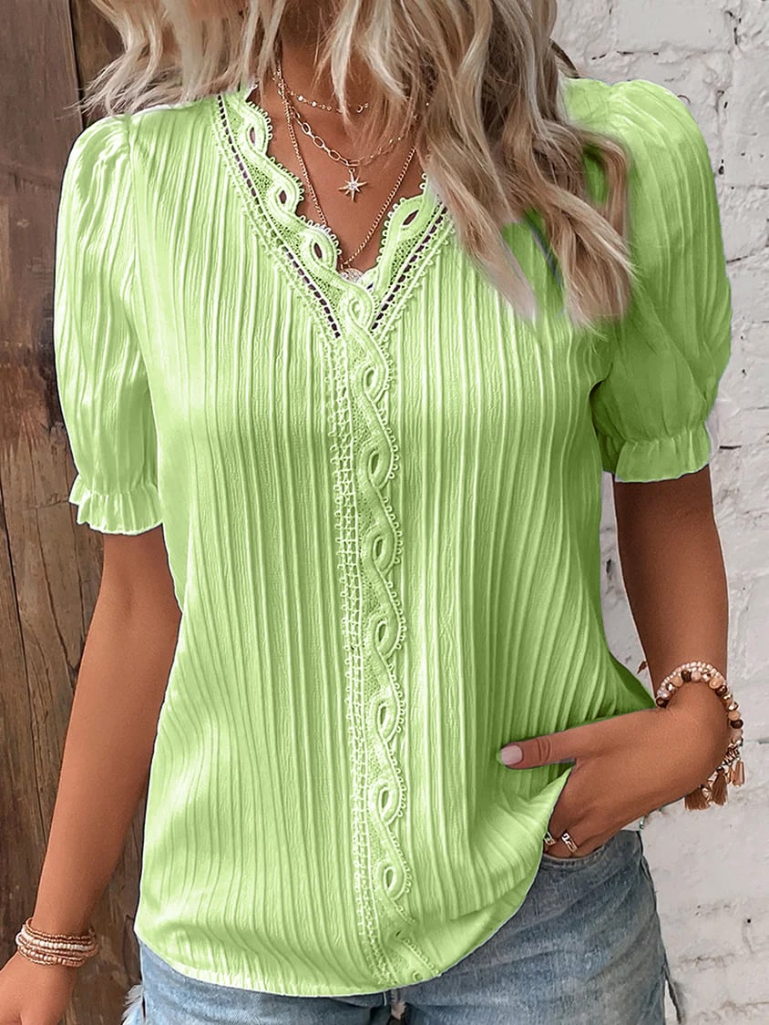 Annelie - V-Neck Blouse