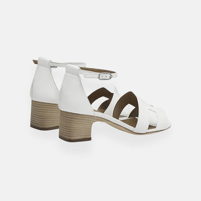 Eleny - Elegant Heeled Sandals with Ankle Strap