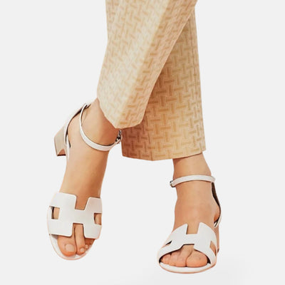 Eleny - Elegant Heeled Sandals with Ankle Strap