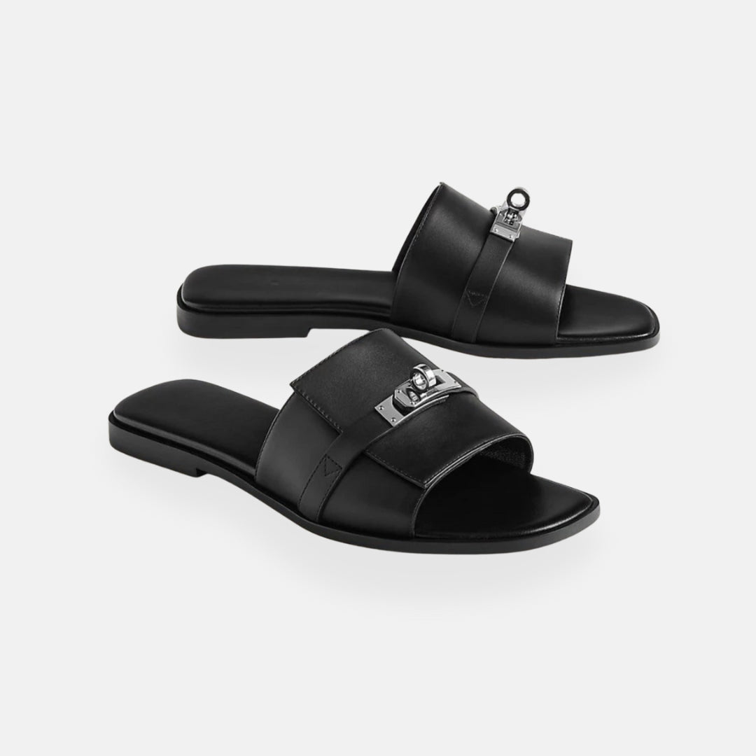 Ariella - Elegant Jewel-Detail Sandals