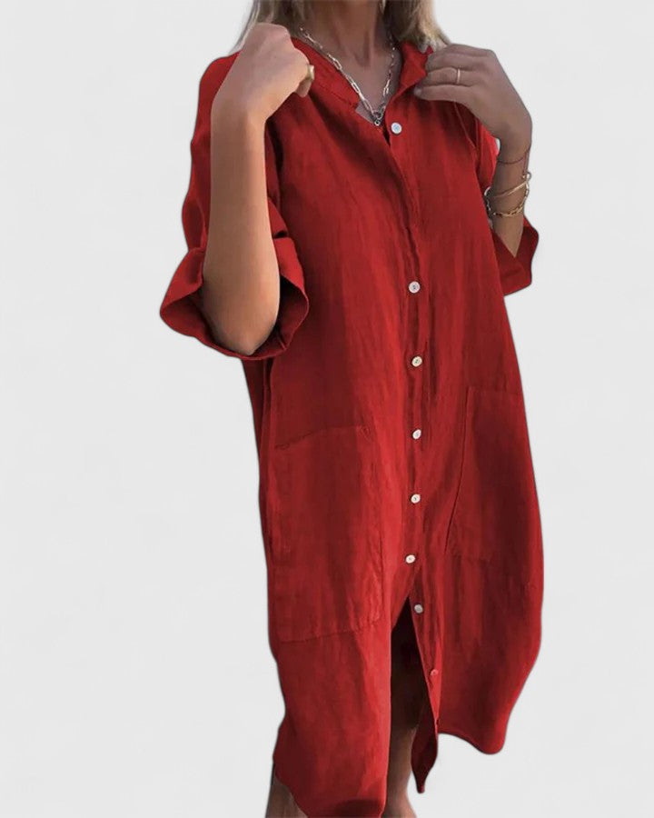 Penelope - Button Up Dress