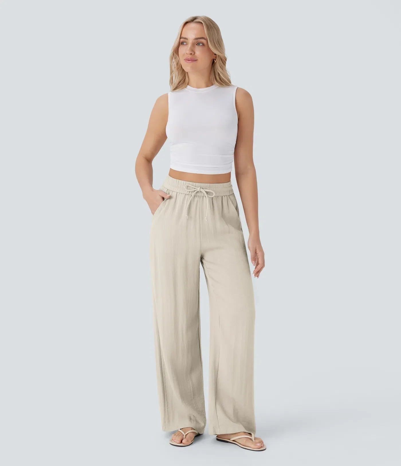 Zafeiria – Elegant Linen Pants