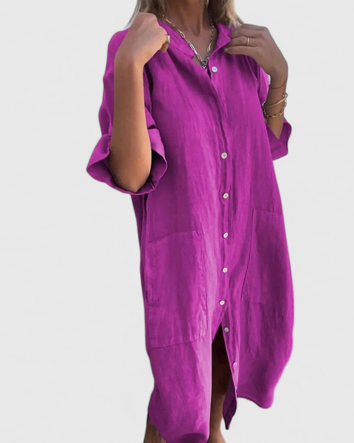 Penelope - Button Up Dress