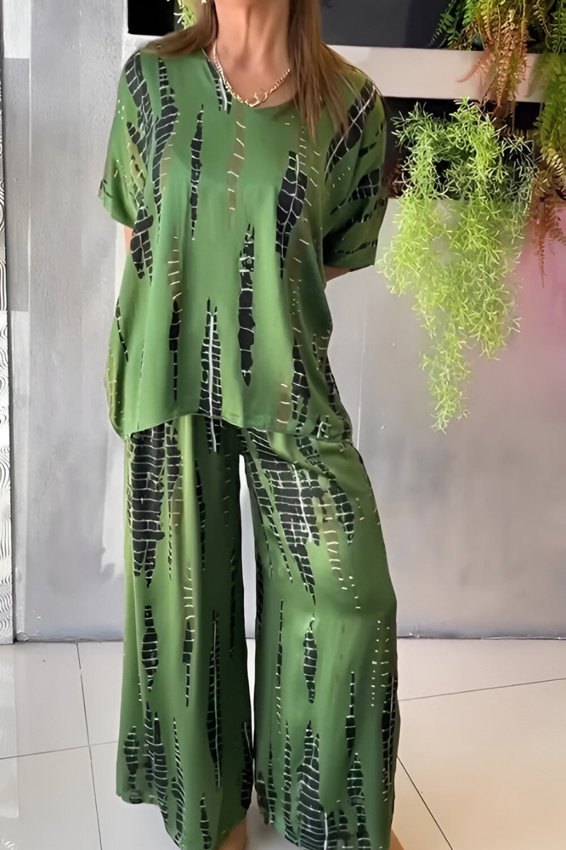 Phione - Printed Loose 2-Piece Set